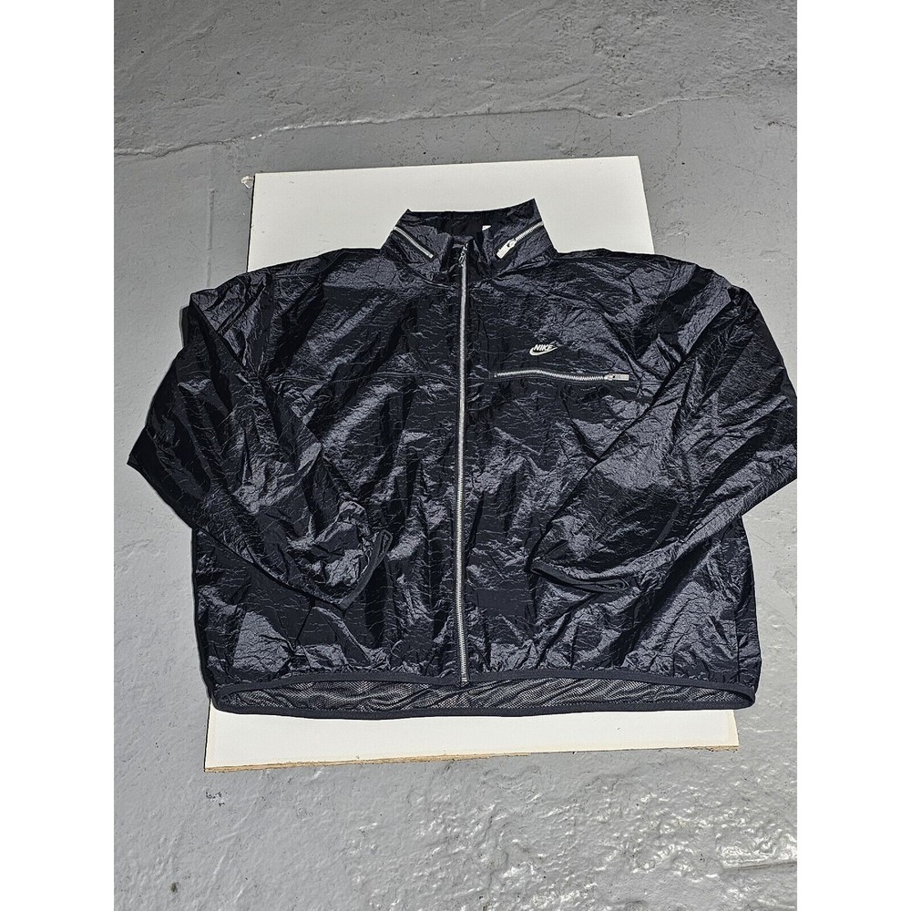 New NIKE Sportswear Circa Full-Zip Jacket ELITE DQ4252-010 Black (MEN’S XL TALL)